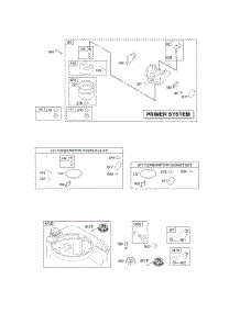 Carburetor, Fuel Supply parts for Briggs & Stratton Engine 128H02-0281-E1 from AppliancePartsPros.com