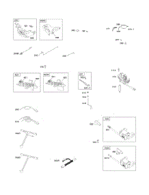 Blower Housing, Controls, Flywheel Brake, Governor Spring, Ignition parts for Briggs & Stratton Engine 128L05-5305-F1 from AppliancePartsPros.com
