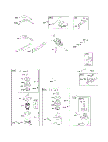 Alternator, Electric Starter, Electrical, Flywheel Brake, Ignition parts for Briggs & Stratton Engine 129702-4750-E1 from AppliancePartsPros.com