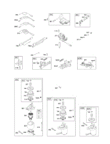 Alternator, Electric Starter, Electrical, Flywheel Brake, Ignition parts for Briggs & Stratton Engine 129802-0600-01 from AppliancePartsPros.com