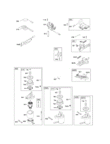 Alternator, Electric Starter, Electrical, Flywheel Brake, Ignition parts for Briggs & Stratton Engine 129H07-0117-E1 from AppliancePartsPros.com