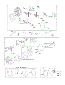 Cylinder Head parts for Briggs & Stratton Engine 12A105-0175-F8 from AppliancePartsPros.com