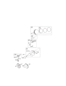 Cams, Crankshaft, Piston Group parts for Briggs & Stratton Engine 12A492-0110-E1 from AppliancePartsPros.com