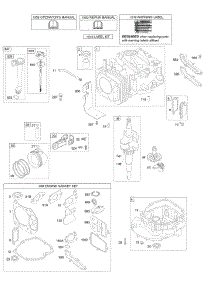 Camshaft, Crankshaft, Cylinder, Engine Sump, Lubrication, Piston Group parts for Briggs & Stratton Engine 12A602-0112-B1 from AppliancePartsPros.com