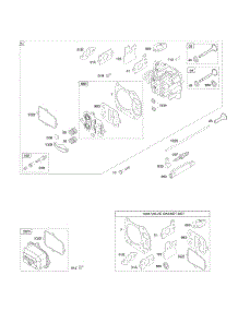 Cylinder Head parts for Briggs & Stratton Engine 12A602-0112-E1 from AppliancePartsPros.com