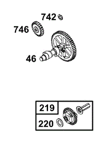 Cams parts for Briggs & Stratton Engine 12B412-0100-E1 from AppliancePartsPros.com