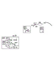 Controls parts for Briggs & Stratton Engine 12B412-0100-E1 from AppliancePartsPros.com