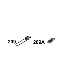 Governor Springs parts for Briggs & Stratton Engine 12B412-0100-E1 from AppliancePartsPros.com