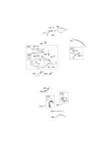 Controls, Governor Springs, Ignition parts for Briggs & Stratton Engine 12C414-0131-E2 from AppliancePartsPros.com