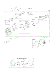 Head Group, Valves parts for Briggs & Stratton Engine 12C414-0131-E3 from AppliancePartsPros.com