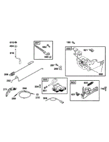 Controls, Elect, Brake parts for Briggs & Stratton Engine 12C702-1708-E1 from AppliancePartsPros.com
