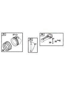 Piston Grp parts for Briggs & Stratton Engine 12C702-1708-E1 from AppliancePartsPros.com