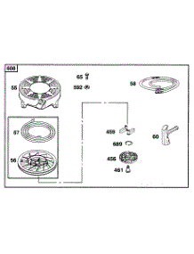Rewind Assy parts for Briggs & Stratton Engine 12C702-1708-E1 from AppliancePartsPros.com