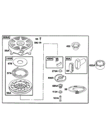 Rewind Assy parts for Briggs & Stratton Engine 12C882-1121-99 from AppliancePartsPros.com
