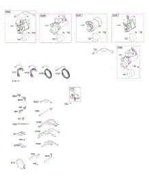 Electric Starter, Ignition parts for Briggs & Stratton Engine 12D114-0130-E8 from AppliancePartsPros.com