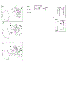 Crankcase Cover, Lubrication parts for Briggs & Stratton Engine 12D132-0134-E8 from AppliancePartsPros.com