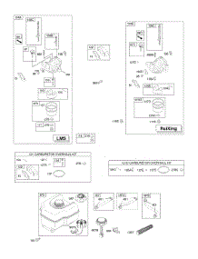 Carburetor, Fuel Supply parts for Briggs & Stratton Engine 12D203-0114-E8 from AppliancePartsPros.com