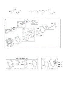 Cylinder Head parts for Briggs & Stratton Engine 12D314-0117-E8 from AppliancePartsPros.com