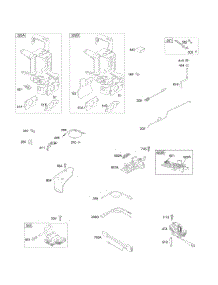 Controls, Flywheel Brake, Governor Spring, Ignition parts for Briggs & Stratton Engine 12D677-0115-E1 from AppliancePartsPros.com