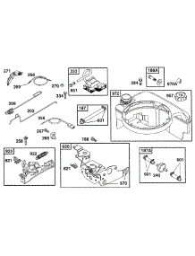 Controls,Fuel Tank Grp,Brake parts for Briggs & Stratton Engine 12D802-0600-01 from AppliancePartsPros.com