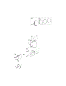 Cams, Crankshaft, Piston Group parts for Briggs & Stratton Engine 12E494-0110-E1 from AppliancePartsPros.com