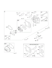 Cylinder Head parts for Briggs & Stratton Engine 12E602-0136-E1 from AppliancePartsPros.com