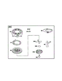 Rewind Assy parts for Briggs & Stratton Engine 12E782-0679-01 from AppliancePartsPros.com