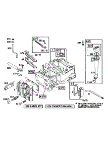 Cylinder, Head, Oil Fill parts for Briggs & Stratton Engine 12E802-0812-01 from AppliancePartsPros.com