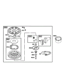 Rewind Assy parts for Briggs & Stratton Engine 12E802-0819-01 from AppliancePartsPros.com