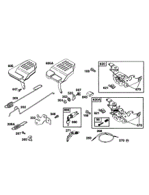 Controls parts for Briggs & Stratton Engine 12E802-0831-01 from AppliancePartsPros.com