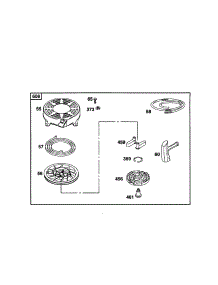 Rewind Assy parts for Briggs & Stratton Engine 12E802-1108-01 from AppliancePartsPros.com