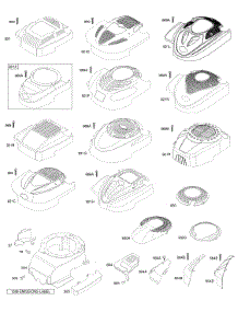 Blower Housing / Shrouds parts for Briggs & Stratton Engine 12F807-0894-01 from AppliancePartsPros.com