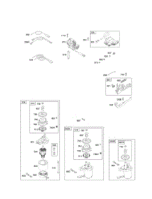 Alternator, Electric Starter, Electrical, Flywheel Brake, Ignition parts for Briggs & Stratton Engine 12G702-2616-01 from AppliancePartsPros.com