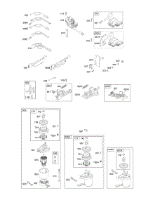 Alternator, Brake, Electric Starter, Electrical, Ignition parts for Briggs & Stratton Engine 12G802-2015-E1 from AppliancePartsPros.com