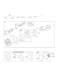 Cylinder Head parts for Briggs & Stratton Engine 12H232-0112-B8 from AppliancePartsPros.com