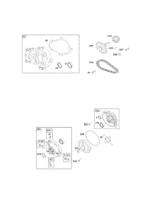 Gear Reduction parts for Briggs & Stratton Engine 12H332-0142-B8 from AppliancePartsPros.com