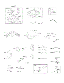 Controls, Governor Spring, Ignition parts for Briggs & Stratton Engine 12H332-0144-B8 from AppliancePartsPros.com