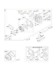 Cylinder Head parts for Briggs & Stratton Engine 12H602-0113-E1 from AppliancePartsPros.com
