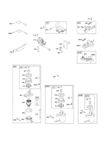 Alternator, Electric Starter, Electrical, Flywheel Brake, Ignition parts for Briggs & Stratton Engine 12H702-1772-D1 from AppliancePartsPros.com