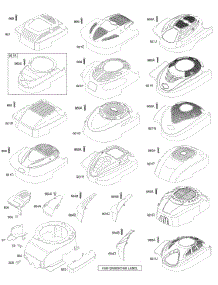 Blower Housing / Shrouds parts for Briggs & Stratton Engine 12H812-1961-B1 from AppliancePartsPros.com