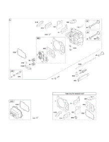 Cylinder Head parts for Briggs & Stratton Engine 12J602-0123-E1 from AppliancePartsPros.com