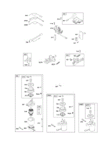 Alternator, Electric Starter, Electrical, Flywheel Brake, Ignition parts for Briggs & Stratton Engine 12J702-1754-B1 from AppliancePartsPros.com