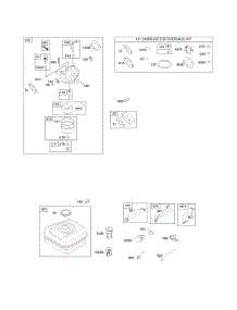 Carburetor, Fuel Supply, Kit / Carburetor Gasket parts for Briggs & Stratton Engine 12K332-0153-01 from AppliancePartsPros.com