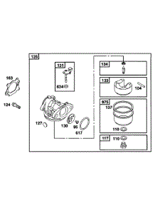 Carburetor Assy parts for Briggs & Stratton Engine 12K702-0109-01 from AppliancePartsPros.com
