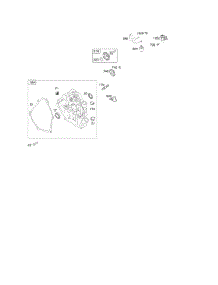 Engine Sump, Oil Pump, Dipstick / Tube Assembly parts for Briggs & Stratton Engine 12L232-0001-H8 from AppliancePartsPros.com