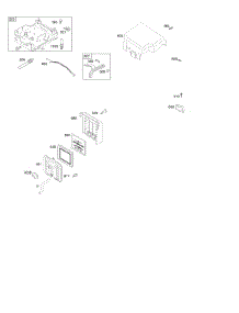 Control Bracket, Air Cleaner parts for Briggs & Stratton Engine 12L232-0002-H8 from AppliancePartsPros.com