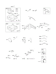 Controls, Governor Spring, Ignition parts for Briggs & Stratton Engine 12L336-0107-F8 from AppliancePartsPros.com