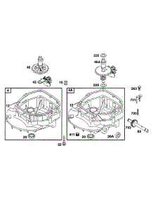 Sump Bases, Cams parts for Briggs & Stratton Engine 12M802-0650-A1 from AppliancePartsPros.com