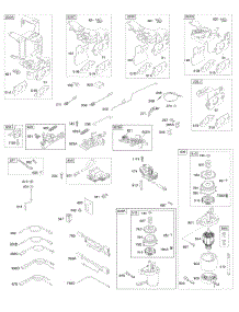 Controls, Electric Starter, Flywheel Brake, Governor Spring, Ignition parts for Briggs & Stratton Engine 12Q577-0113-E1 from AppliancePartsPros.com