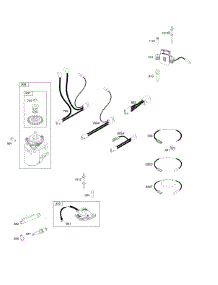 Alternator, Electric Starter, Ignition parts for Briggs & Stratton Engine 12Q902-0134-B1 from AppliancePartsPros.com